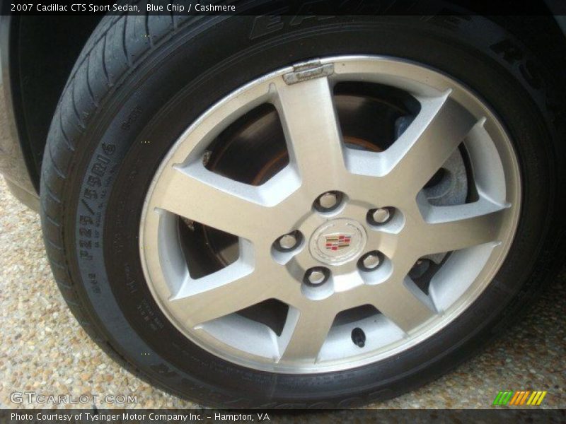 Blue Chip / Cashmere 2007 Cadillac CTS Sport Sedan