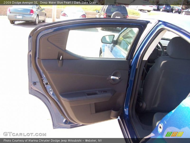 Deep Water Blue Pearl / Dark Slate Gray 2009 Dodge Avenger SE