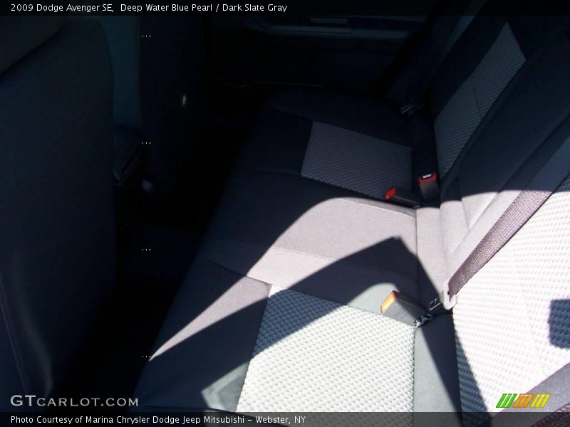 Deep Water Blue Pearl / Dark Slate Gray 2009 Dodge Avenger SE