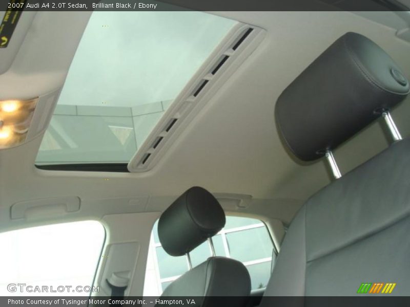 Brilliant Black / Ebony 2007 Audi A4 2.0T Sedan