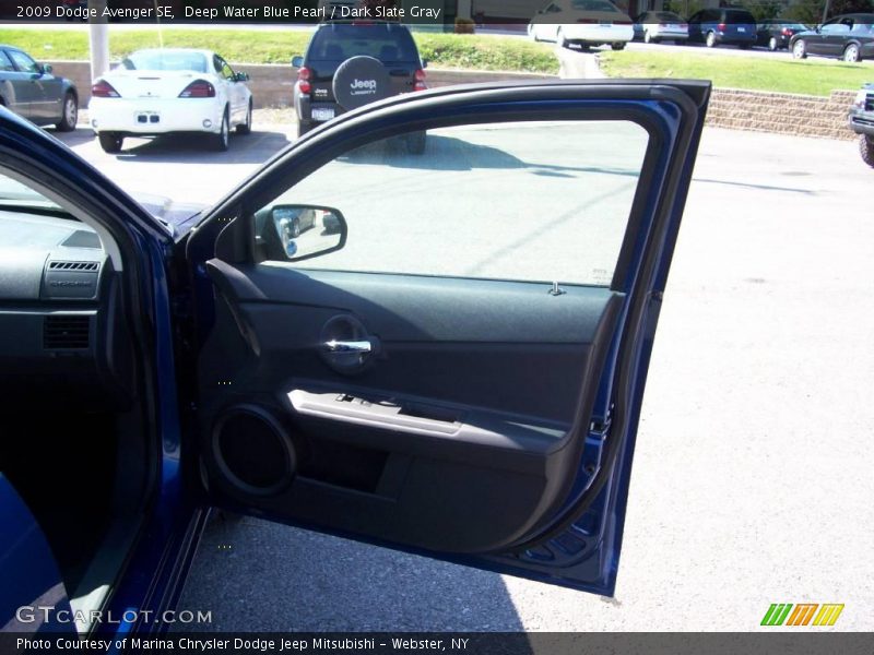 Deep Water Blue Pearl / Dark Slate Gray 2009 Dodge Avenger SE