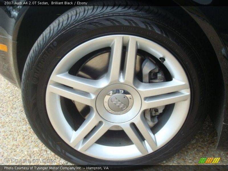 Brilliant Black / Ebony 2007 Audi A4 2.0T Sedan