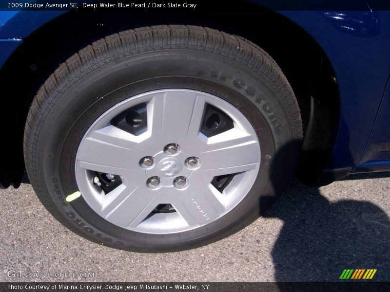 Deep Water Blue Pearl / Dark Slate Gray 2009 Dodge Avenger SE