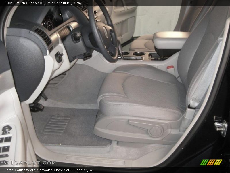 Midnight Blue / Gray 2009 Saturn Outlook XE