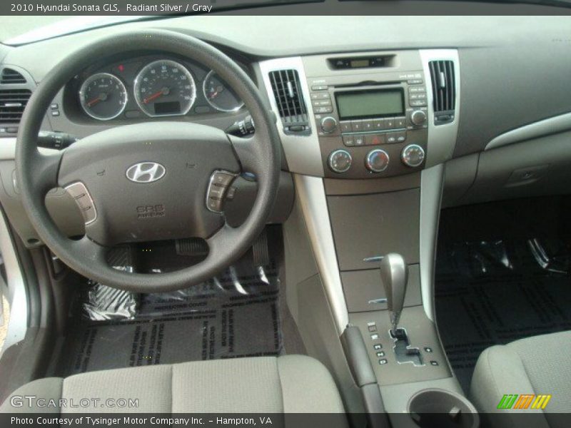 Radiant Silver / Gray 2010 Hyundai Sonata GLS