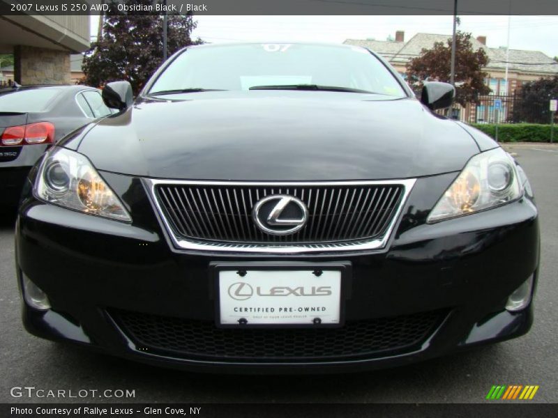 Obsidian Black / Black 2007 Lexus IS 250 AWD