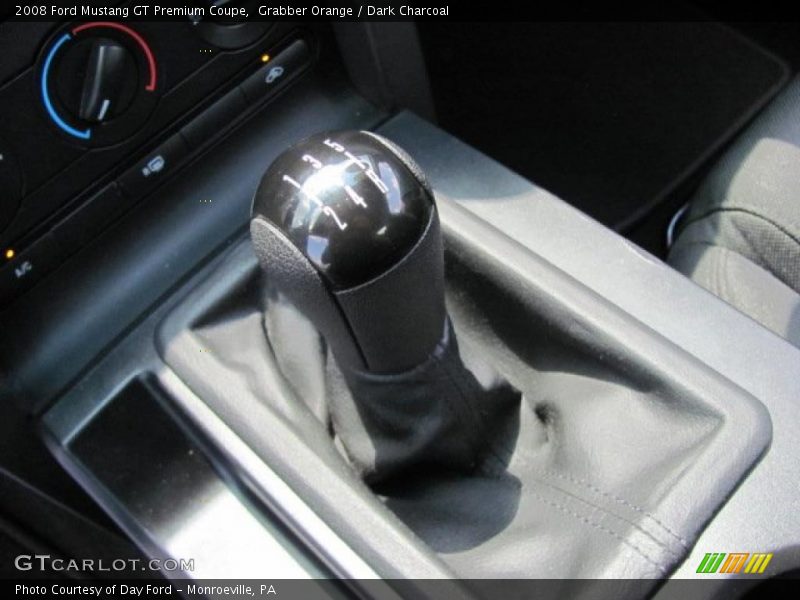 Grabber Orange / Dark Charcoal 2008 Ford Mustang GT Premium Coupe