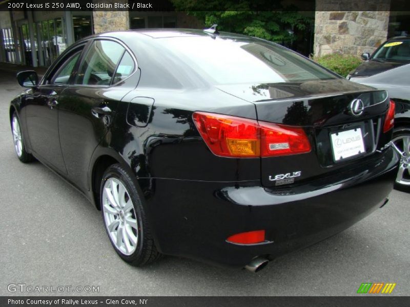 Obsidian Black / Black 2007 Lexus IS 250 AWD