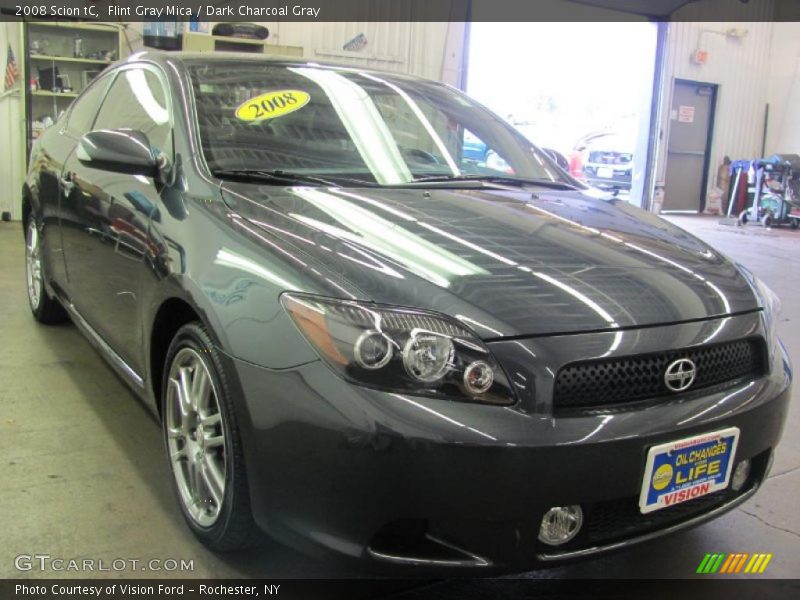 Flint Gray Mica / Dark Charcoal Gray 2008 Scion tC