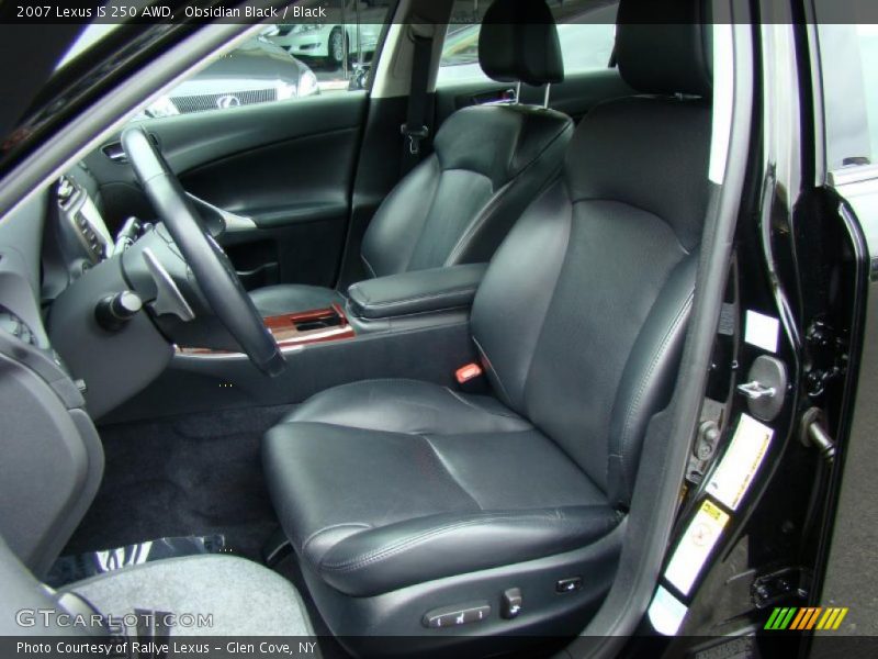 Obsidian Black / Black 2007 Lexus IS 250 AWD