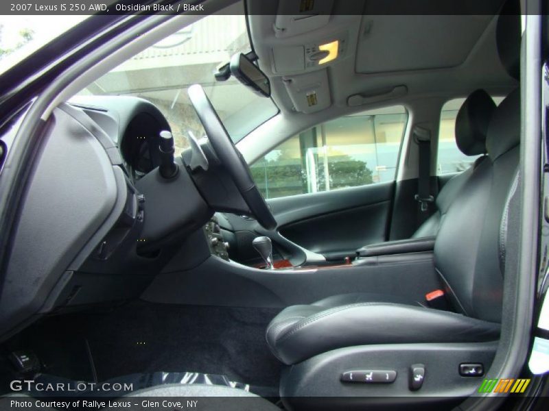 Obsidian Black / Black 2007 Lexus IS 250 AWD