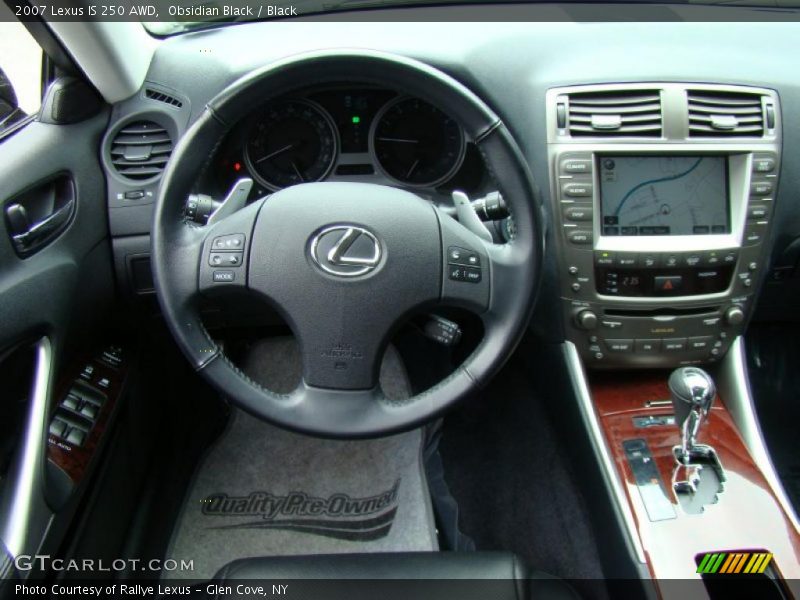 Obsidian Black / Black 2007 Lexus IS 250 AWD