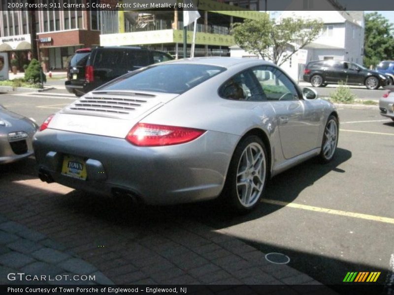 Arctic Silver Metallic / Black 2009 Porsche 911 Carrera S Coupe