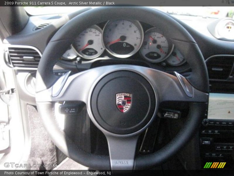 Arctic Silver Metallic / Black 2009 Porsche 911 Carrera S Coupe
