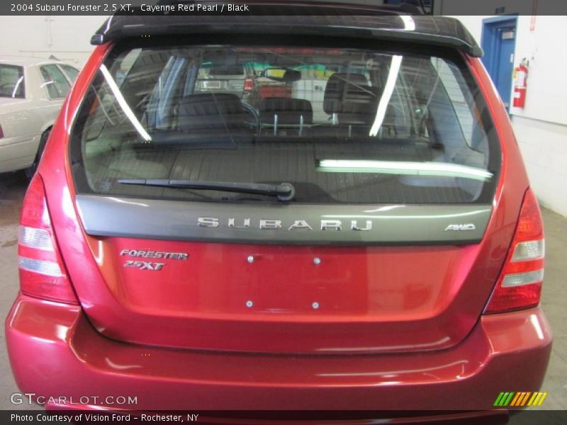 Cayenne Red Pearl / Black 2004 Subaru Forester 2.5 XT