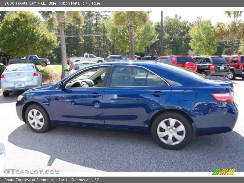 Blue Ribbon Metallic / Bisque 2008 Toyota Camry LE