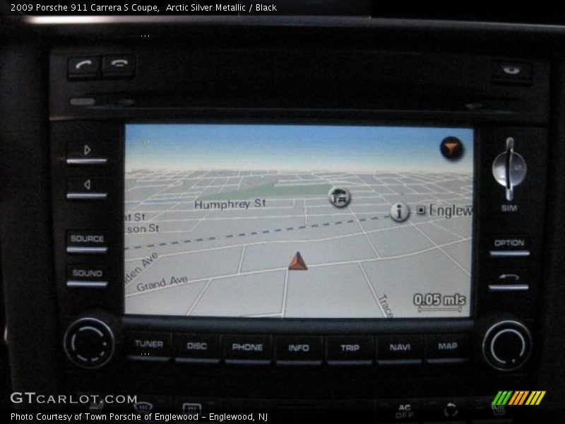 Arctic Silver Metallic / Black 2009 Porsche 911 Carrera S Coupe