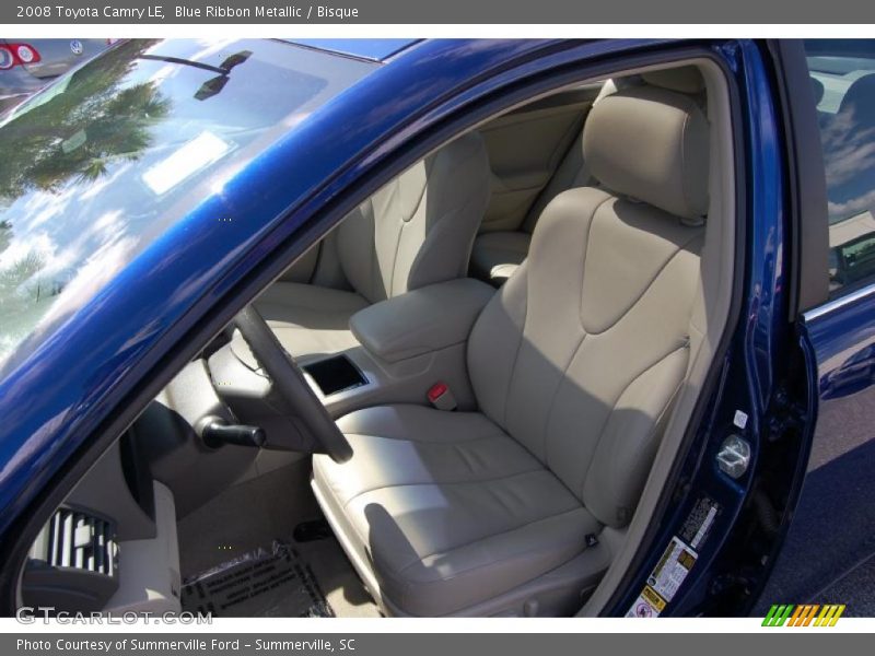 Blue Ribbon Metallic / Bisque 2008 Toyota Camry LE