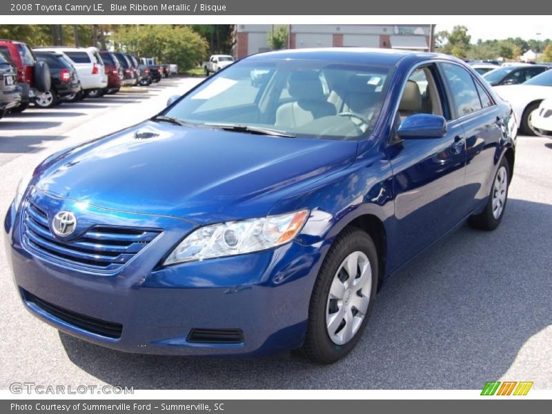 Blue Ribbon Metallic / Bisque 2008 Toyota Camry LE
