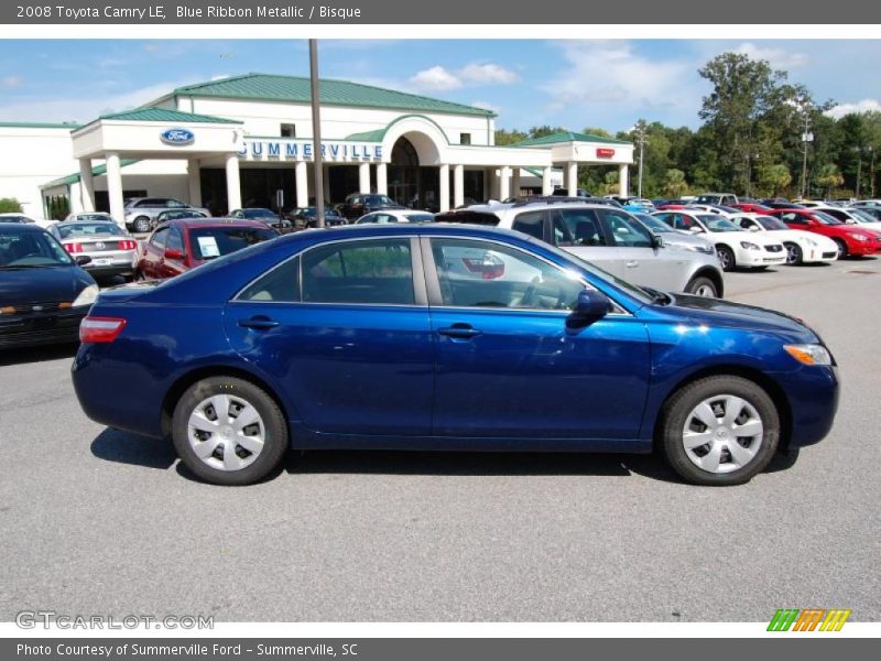 Blue Ribbon Metallic / Bisque 2008 Toyota Camry LE