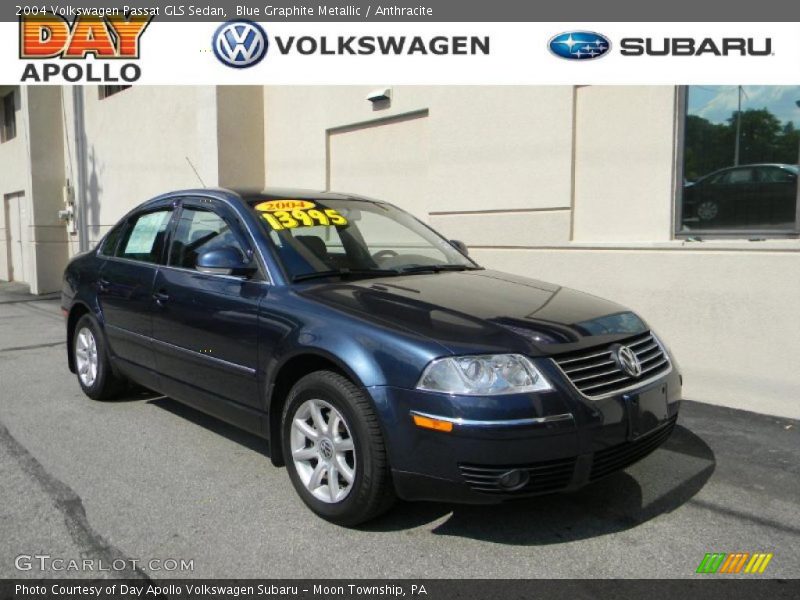 Blue Graphite Metallic / Anthracite 2004 Volkswagen Passat GLS Sedan