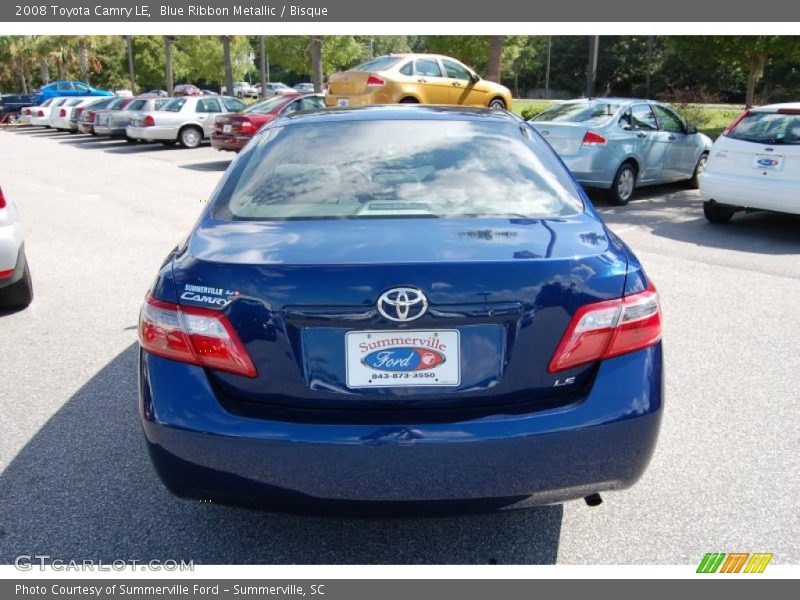 Blue Ribbon Metallic / Bisque 2008 Toyota Camry LE