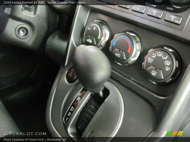 Sunset Orange Pearl / Black 2004 Honda Element EX AWD