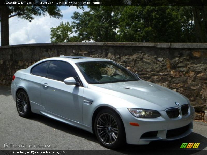 Silverstone Metallic / Silver Novillo Leather 2008 BMW M3 Coupe