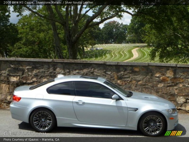 Silverstone Metallic / Silver Novillo Leather 2008 BMW M3 Coupe