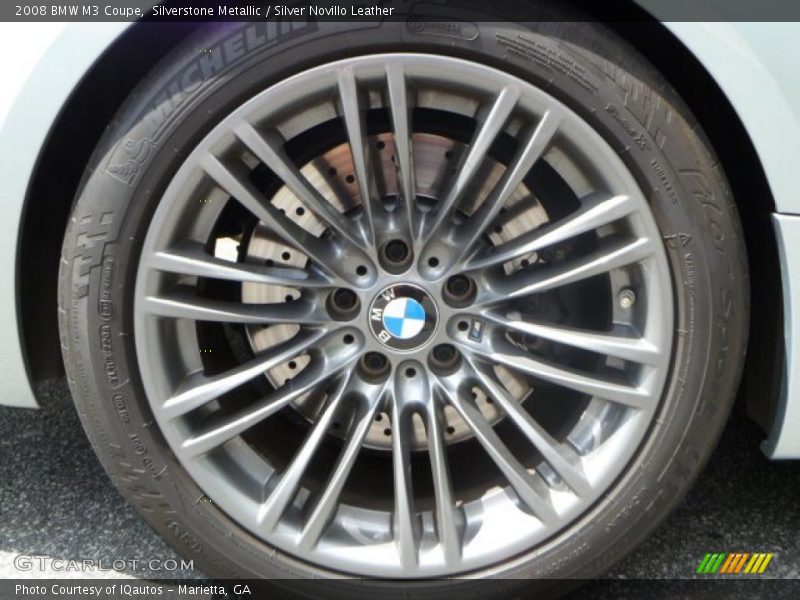 Silverstone Metallic / Silver Novillo Leather 2008 BMW M3 Coupe