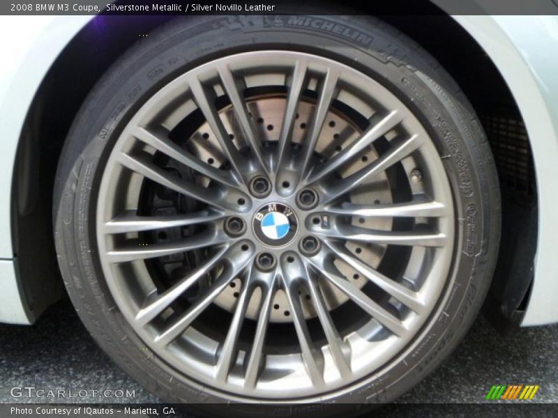 Silverstone Metallic / Silver Novillo Leather 2008 BMW M3 Coupe