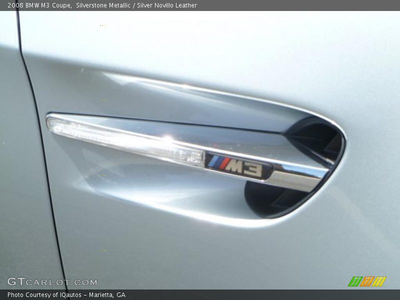 Silverstone Metallic / Silver Novillo Leather 2008 BMW M3 Coupe