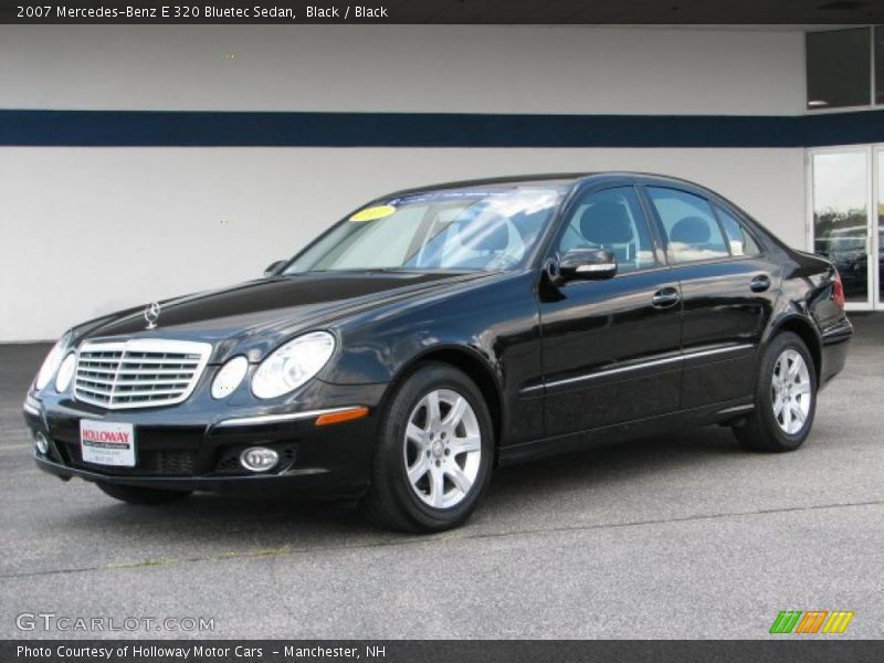 Black / Black 2007 Mercedes-Benz E 320 Bluetec Sedan