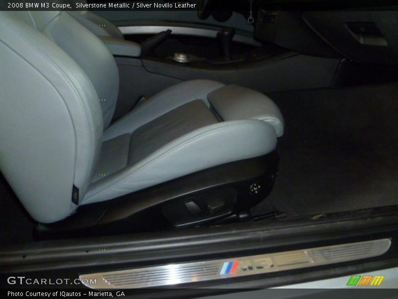 Silverstone Metallic / Silver Novillo Leather 2008 BMW M3 Coupe
