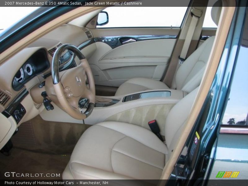 Jade Green Metallic / Cashmere 2007 Mercedes-Benz E 350 4Matic Sedan