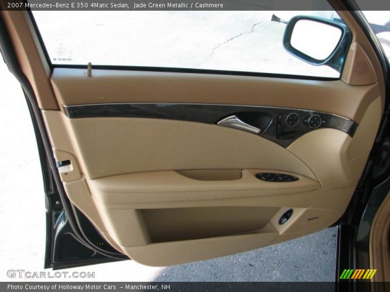 Jade Green Metallic / Cashmere 2007 Mercedes-Benz E 350 4Matic Sedan