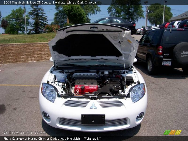 Northstar White / Dark Charcoal 2008 Mitsubishi Eclipse GT Coupe