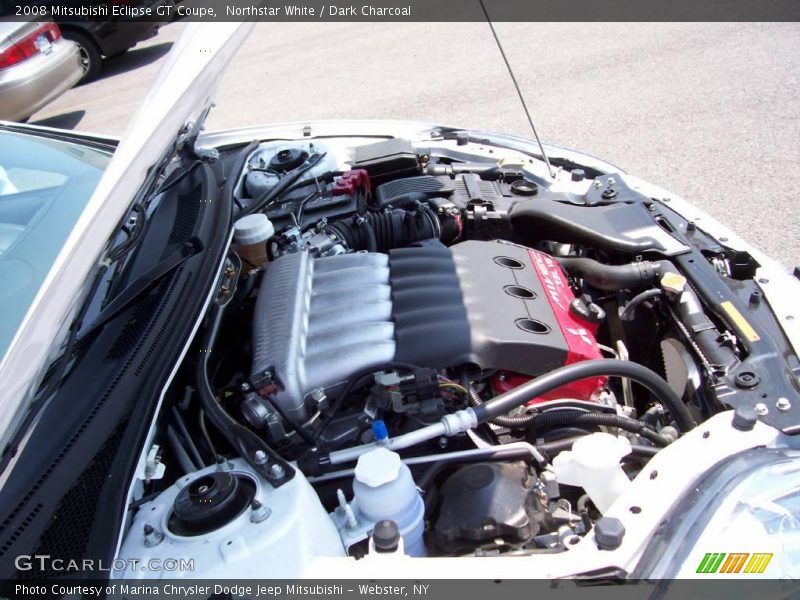 Northstar White / Dark Charcoal 2008 Mitsubishi Eclipse GT Coupe