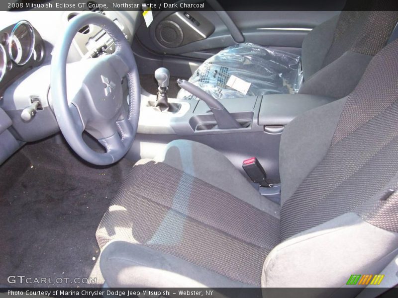 Northstar White / Dark Charcoal 2008 Mitsubishi Eclipse GT Coupe