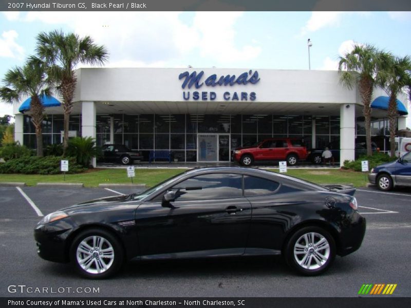 Black Pearl / Black 2007 Hyundai Tiburon GS