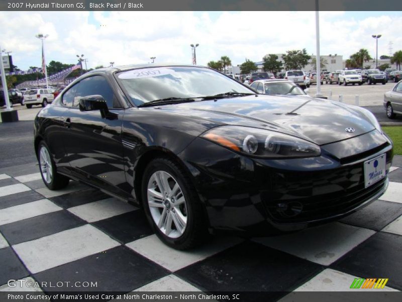 Black Pearl / Black 2007 Hyundai Tiburon GS