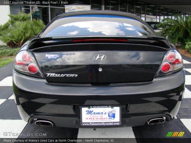 Black Pearl / Black 2007 Hyundai Tiburon GS