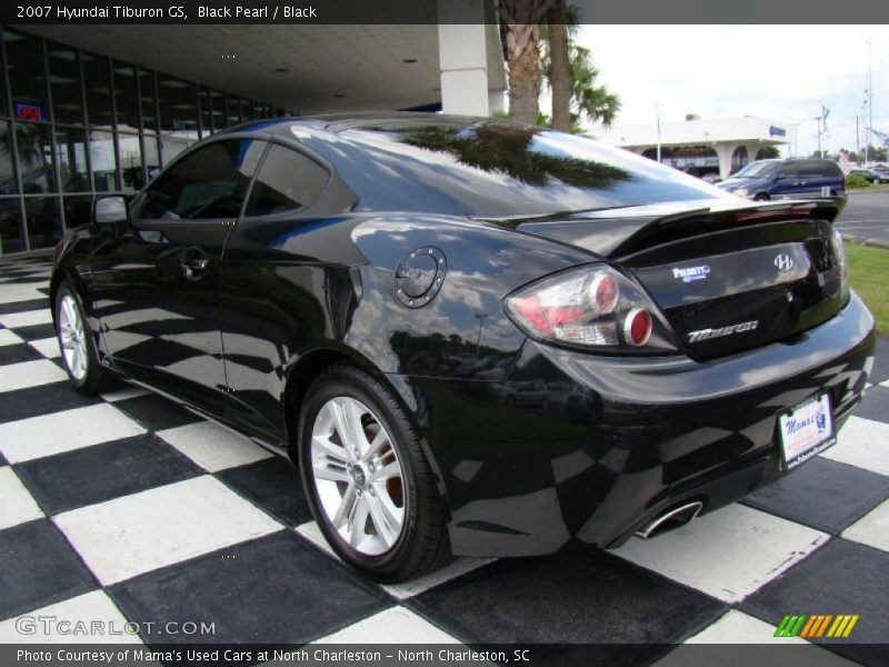 Black Pearl / Black 2007 Hyundai Tiburon GS
