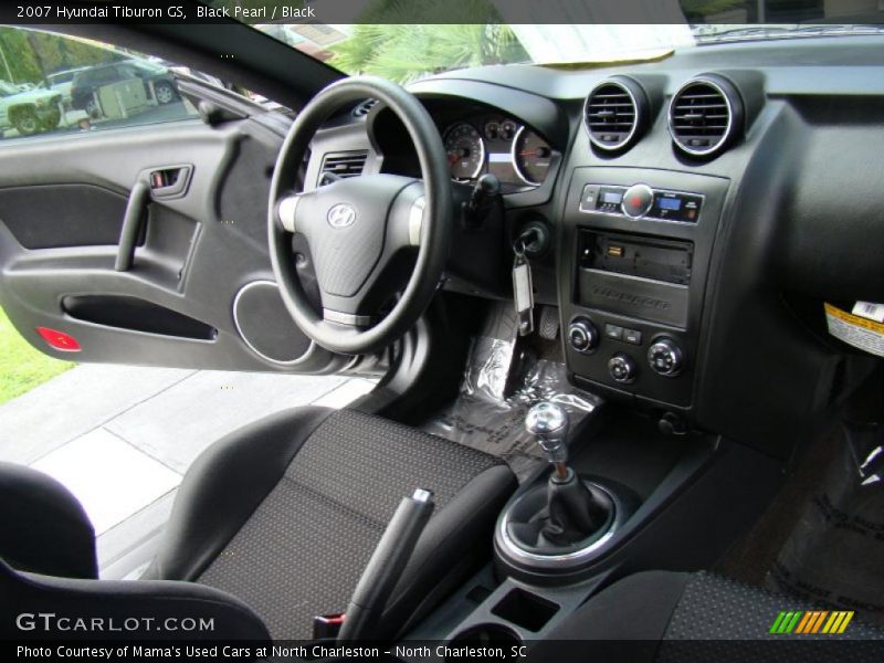 Black Pearl / Black 2007 Hyundai Tiburon GS