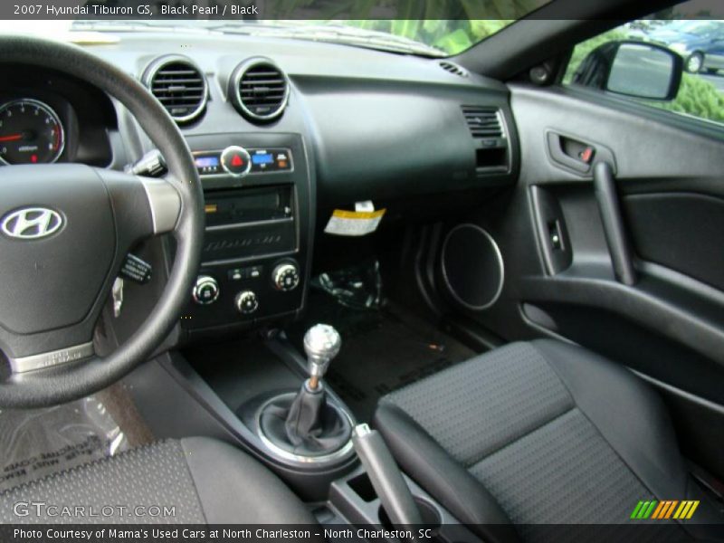 Black Pearl / Black 2007 Hyundai Tiburon GS