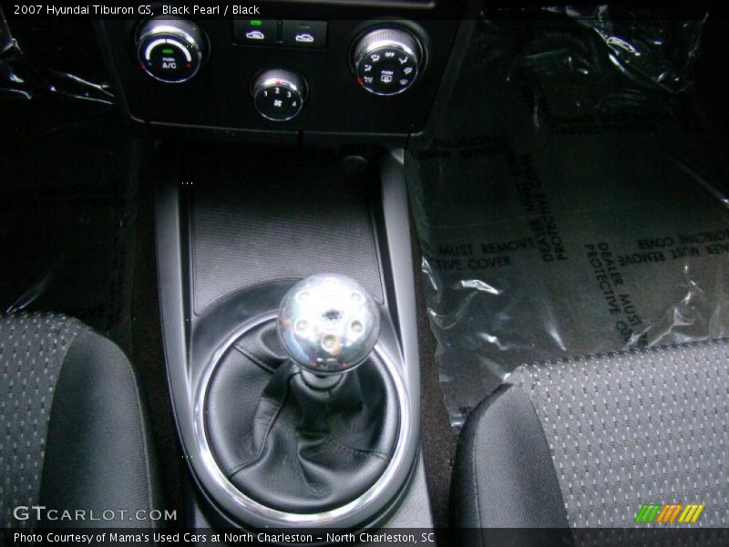 Black Pearl / Black 2007 Hyundai Tiburon GS