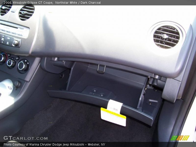 Northstar White / Dark Charcoal 2008 Mitsubishi Eclipse GT Coupe