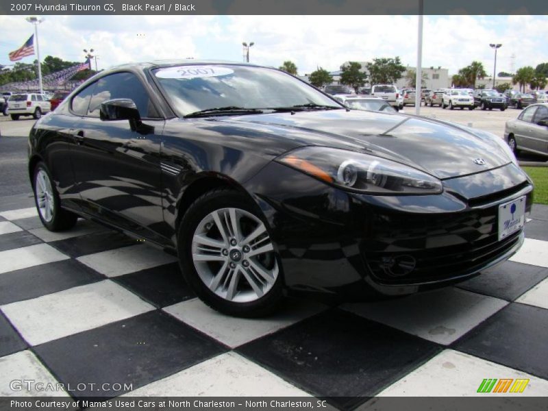 Black Pearl / Black 2007 Hyundai Tiburon GS