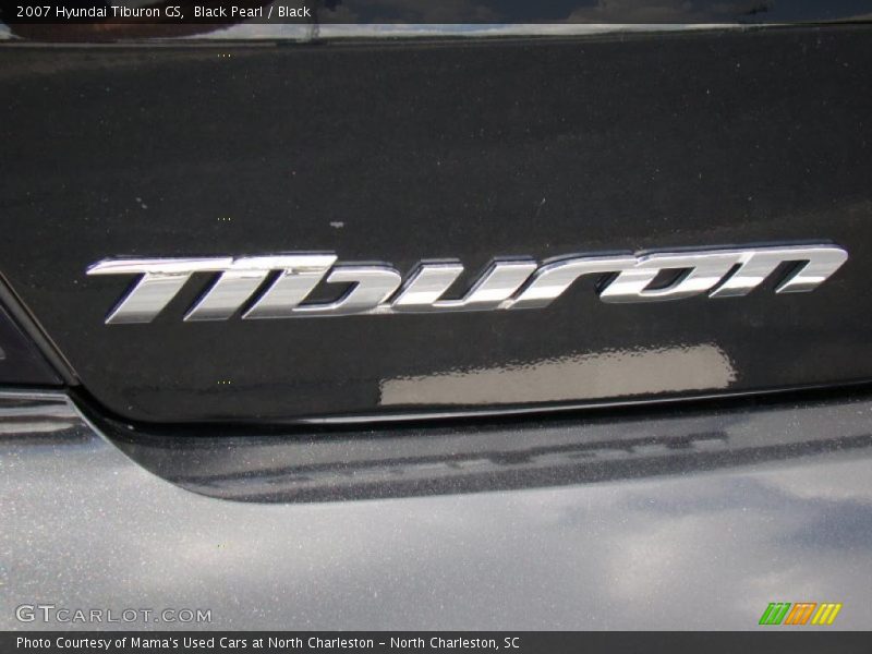 Black Pearl / Black 2007 Hyundai Tiburon GS
