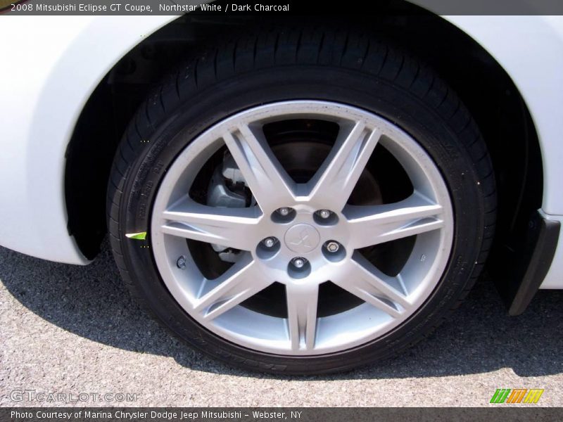 Northstar White / Dark Charcoal 2008 Mitsubishi Eclipse GT Coupe